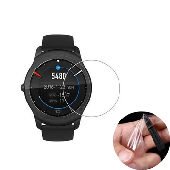 3pcs Minkštas Ultra Clear Apsauginės Plėvelės Apsaugas Ticwatch 2 Ticwatch2 Smart Žiūrėti per Visą Ekraną Diaplay Raštas Padengti (Ne Stiklo)
