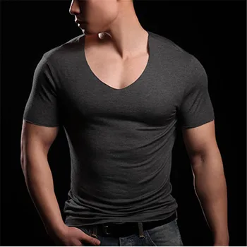 4069-vyriški trumparankoviai marškinėliai tendencija drabužius naujas vasaros vyrų half-sleeve marškinėliai