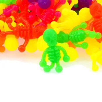 48pcs Naują Atvykimo TPR Mažai Skeletas, Zombie Lėlės Modelio Žaislas Helovinas Apdailos Žaislų Kolekcija Šalis Dekoro J11