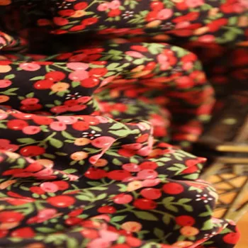 48x145cm Spalvinga Vyšnių Medvilnės Margo audinio namų Tekstilės Medvilnės Popelinowy audinio siuvimo quilting patalynės, drabužių