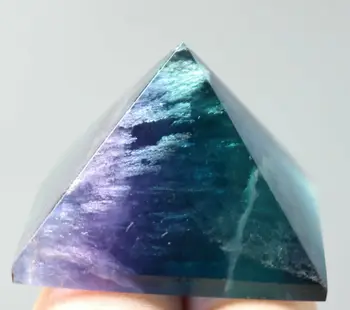 4cm Fluorito Piramidės Kristalų Taško Gydymo NaturalStone Mineralinių Dovana, Namų Puošybai gydomųjų akmenų