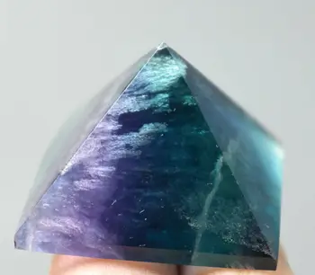4cm Fluorito Piramidės Kristalų Taško Gydymo NaturalStone Mineralinių Dovana, Namų Puošybai gydomųjų akmenų