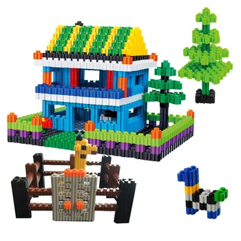 500pcs Mixcolor Blokai Miesto Classic Prekės ženklo Kūrybos Plytų Urmu Modelis Sumos Švietimo Žaislai Vaikams mažo Dydžio Blokai