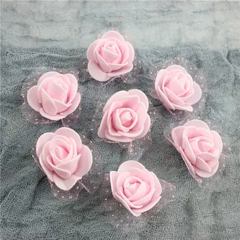 50pcs/daug 3,5 cm Rose Flower 