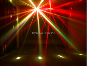 50W LED Disco Dvigubai Drugelis Šviesos DJ Club Šalis/DMX512 LED Šviesos Efektas Scenos Apšvietimo/DJ Įrangos /KTV Diskoteka Baras Apšvietimas