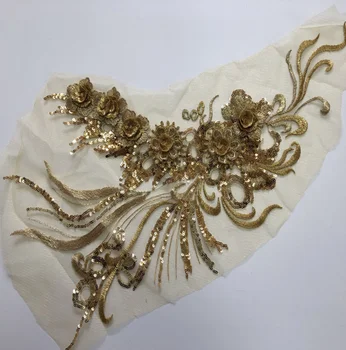 5color nėrinių gėlių kalnų krištolas China pleistrai perle supilkite coudre vetement aplikacijos siūti lopai drabužius bordado para costura