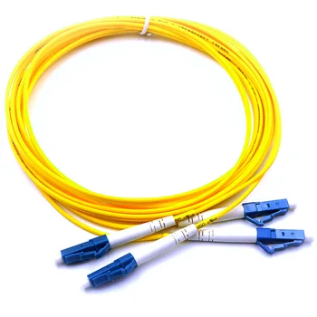 5VNT/maišas LC UPC 3M Vienos rūšies duplex fiber optic patch cord LC 3M 2.0 mm arba 3.0 mm FTTH šviesolaidžio jumper kabelis nemokamas pristatymas