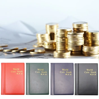 60 Kišenėse Monetos Turėtojų Albumą Pinigų Organizatorius Saugojimo Krepšys Monetų Kolekciją Albumą Knygos Aukštos Kokybės ir visiškai Naujas