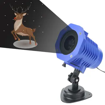 8 modelius LED Kraštovaizdžio Projektoriaus Lempa Juda Dėmesio Kalėdų Helovinas Vestuvės Gimtadienio RGB Lauko Prožektoriai
