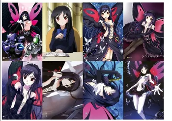 8 vnt./Daug Anime Žaislai Accel World Plakatai Kuroyuki hime Includeded 8 Nuotraukų Lipdukai Plakato Dydžio 42x29CM