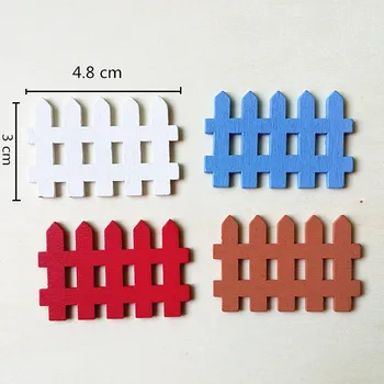 8pc Medienos Tvora Miniatiūriniai Pasakų Sodo Namų Dekoro Priedai Mini Amatų Lėlių Micro Dekoro 