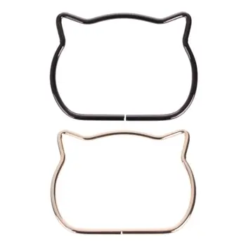 8x0.5cm Cute Kačių Ausų Metalinis Krepšys su Rankena Pakeitimo 