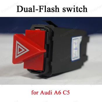 9 pin Įspėjamoji lemputė Dual Flash Jungiklis Mygtukas Avarinio Lemputė, jungiklis A-upi A6 C5 4B0 941 509 c