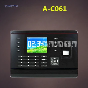 A-C061 2.8 colių TFT Biometrinių pirštų Atspaudų Laiko Lankomumo Diktofonas pirštų Atspaudų ID kortelės lankomumo mašina su tinklo U disko