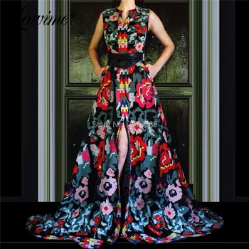 Abendkleider Oficialią Vakaro Suknelės 2020 M. Naujo Dizaino Arabų Couture Prom Dress Linijos, Vestuves Chalatai Vestido De Festa