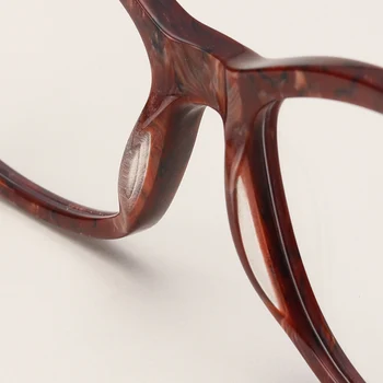 Acetato Moterų Optiniai Stiklai RX Didelė Trumparegystė Plonas Perėjimas Vintage Retro Objektyvas Astigmatizmas Aspherical Akiniai Akyse #F936