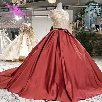 AIJINGYU Pigūs Vestuvinės Suknelės Chalatai Prabanga Laido Nėrinių Drees Šiek tiek Balta Santuokos Suknelė Dėvėti Plius Dydis Suknelė 2020 m. 2021 m.