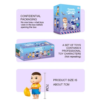 Aklas Lauke Serijos Dovanų Dėžutėje Vaikų Žaislai Kelis Okupacijos Žaisti Lėlės Kolekcijos Modelis Žaislai Cute Lėlės Veiksmų Žaislai Vaikams