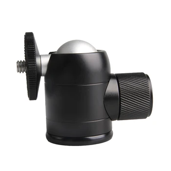 Aliuminio lydinys mini kamuolys gimbal trikojo SLR fotoaparato priedai 360 laipsnių besisukantis gimbal metalo gimbal