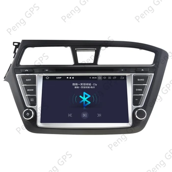 Android 10.0 CD DVD Grotuvas Hyundai I20-2017 Multimedijos Headunit Auto Stereo GPS Navigacija Radijo Carplay DSP PX6 6 Core