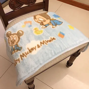 Animacinių filmų Disney Baby Mickey Minnie Mouse Raschel Vienu Sluoksniu Antklodė Šeimos Išlaidas Vaikai Antklodė Pet Šuo, Katė, Antklodė, 70x90cm
