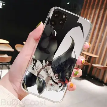 Anime Black Dobilų Telefono dėklas Skirtas IPhone 11 12 Pro XS MAX 8 7 6 6S Plus X 5S SE 2020 XR Dangtis