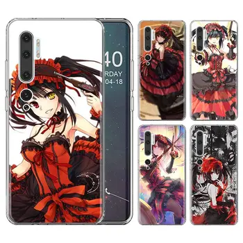 Anime Kurumi Tokisaki Telefoną Atveju Xiaomi Mi-10 Pastaba Pro 9 10 Pro 9T 8 Lite CC9 A3 Poco X2 F2 Pro TPU Minkštas Viršelis
