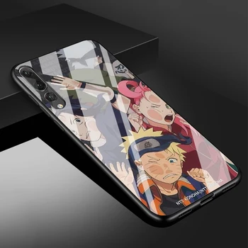 Anime Naruto, Sasuke Grūdintas Stiklas Telefoną Atveju Huawei P20 30 pro P40 lite Mate 20 30 pro lite 30