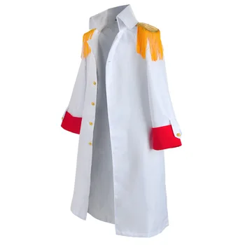 Anime One Piece karinio jūrų Laivyno bendrosios Apsiaustu, Cosplay Kostiumai, Paltai Teisingumo Apsiaustu karinio jūrų Laivyno viršutinių drabužių siuvimas
