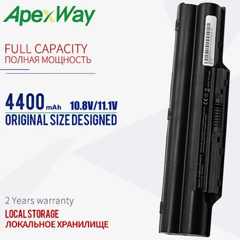 Apexway 4400mAh 10.8 V nešiojamas baterija Fujitsu biblo MG50S MG55U MG55S MG75SN FMVNBP146 FPCBP145 FPCBP145AP S8250 S2210 S7111