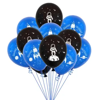 Astronautas Raketų Lateksiniai Balionai Saulės Sistemos Konfeti Latekso Balionas Kosmoso Šalies Prekių Vaikams Gimtadienio Džiaugtis