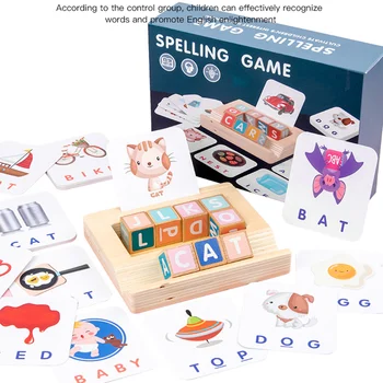 Atitinkama Raide Žaidimas Vaikų Švietimo Žaislai, Kelionės Abėcėlė Rašybos Žodžių Mokytis anglų Tėvų-vaikų Interaktyvūs Žaislai Naujas