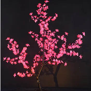 Atostogų šviesos diodų (LED) Cherry Blossom Medžio Šviesos 0,8 m naujieji Metai Vestuvių Dekoratyvinių Medžių Šakas Lempos Lauko/Patalpų Apšvietimas