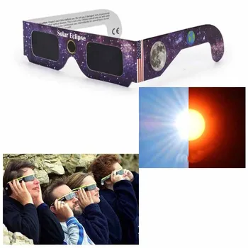 Atsitiktinė Spalva Eclipse Akiniai su Rėmeliais, Saulės Total Eclipse Akiniai, Akinių Mados Eclipse Vaikų Naujovė Žaislų R4J4