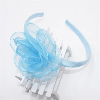 Aukštos Kokybės Rankų Darbo Šifono Gėlės Hairband Girl Lankelis Minkštos$Comfortble Plaukų Juostos Vaikas Plaukų Aksesuarai Moterims