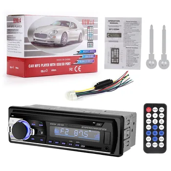 Auto radijo JSD520 Automobilio Radijas Stereo Grotuvo Skaitmeninis Bluetooth, MP3, 60Wx4 FM Garso su Dash AUX Įėjimas