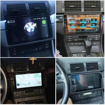 Automobilio Multimedijos Grotuvas Stereo GPS DVD Radijo Navigacijos Android Ekrano BMW E46 316i 318i 320i 323i 325i 328ci 330ci 318d M3
