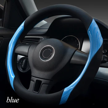 Automobilio salono Apsauga, aksesuarai, mados juoda oranžinė mėlyna komforto Supaprastinti stiliaus dizaino Automobilio Vairo Padengti neslidžia