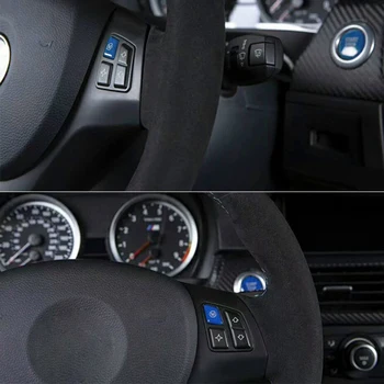 Automobilio Vairas M Režimu, Mėlyna Jungiklis Mygtukas Dangtelis Tinka BMW 3 Serija E90 E92 E93 M3 M3 (2008-2013 M.) M1(2011+) Naujas