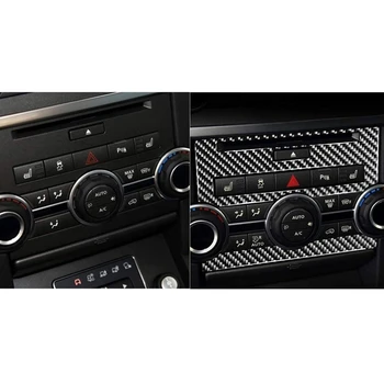 Automobilių Anglies Pluošto, Lipdukai, Lipdukas Centrinio Valdymo Skydelis CD Dekoratyvinis Lipdukas, skirtas Land Rover Discovery 4 2010-2016