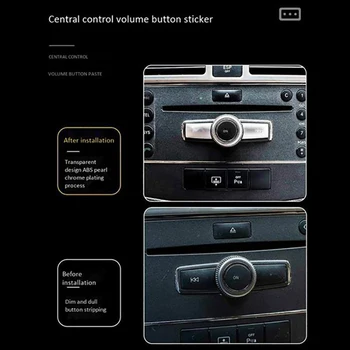 Automobilių Multimedia, Oro Kondicionierius, garso Mygtuką, aplinkosaugos ¾enklelis Padengti Apdaila Benz W204 C E Cl GLK 2012-m. Priedai