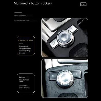 Automobilių Multimedia, Oro Kondicionierius, garso Mygtuką, aplinkosaugos ¾enklelis Padengti Apdaila Benz W204 C E Cl GLK 2012-m. Priedai