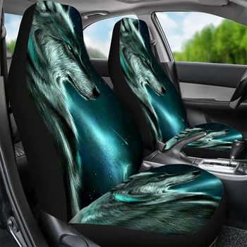 Automobilių Sėdynių užvalkalai Žmogui Galaxy Vilkas Modelis Patvarus Auto Interjero Aksesuarų Priekinės Sėdynės 2 Naujas