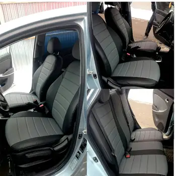 Avtochehly autopilotas Volkswagen T-4 (3 sėdimos vietos) su 90-03G... Ekokozha rombas, juoda + tamsiai mėlyna avtochehly avtochehol ekokozha apima mašinos salonas avtochehly sėdynių užvalkalai auto sėdynės