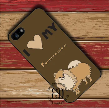 Aš Myliu Savo Pomeranijos šuo šuniukai atveju iphone 11 12 pro X XR XS Max 6 7 8 plius 