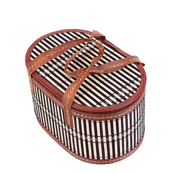 Bambuko krepšelį bambuko krepšių saugojimo procesas paprastas sandėliavimo krepšelį pirkinių krepšelį