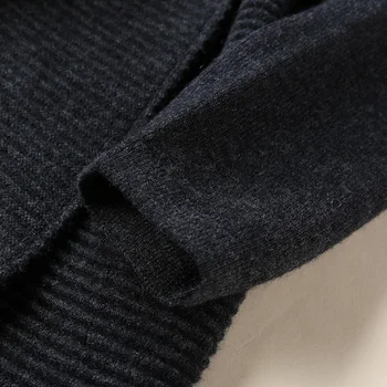 BARESKIY 2019 naujas kašmyro paltai elegantiškas minimalistinio megzti paltai šiltas storas seksualus kietieji ilgai kašmyro paltas