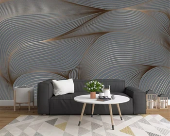 Beibehang Užsakymą mados 3d tapetai Šiaurės modernus minimalistinis spalvos abstrakčių geometrinių fono sienos dokumentų namų dekoro