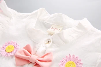BibiCola Naujas vasaros mergaitės drabužių nustatyti vaikų mergaičių mados medvilnės marškinėliai+šortai 2vnt vaikai, mergaitės, apranga, drabužiai