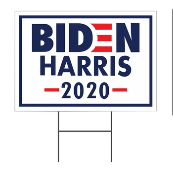 Bidė/Harris Prezidento 2020 Kieme Ženklai su H-Rėmeliai 12x18 Colių Vejos Lauko LXY9